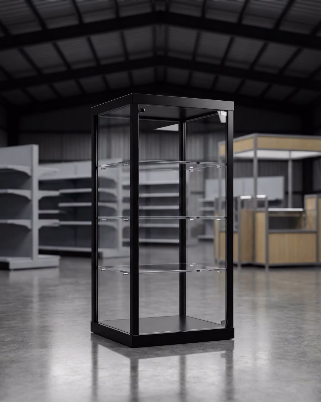 Tafelvitrine met LED | Aluminium Glazen Presentatiekast